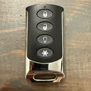 Ecolink TX-E101 4-Button Wireless Remote, Qolsys/GE & Interlogix Compatible